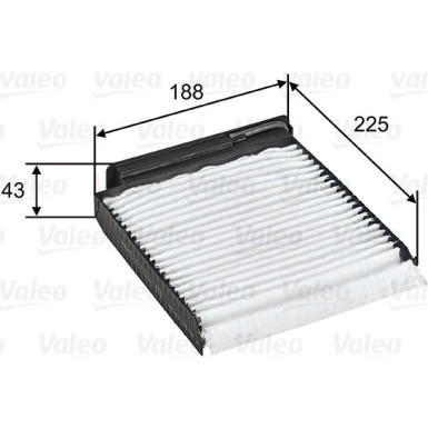 VALEO Innenraumfilter | 698753