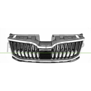 KÜHLERGRILL SCHWARZ GLANZ/CHROM | SKODA OCTAVIA 3,17-12,19 | 5863,403,3