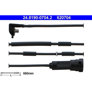 ATE Verschleißsensor 24.8190-0704.2