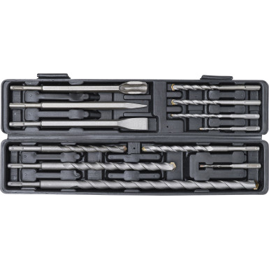 BGS Hammer-, Bohrer- und Meißel-Satz SDS-Schaft, Hartmetallspitze 5 - 20 mm 12-tlg BGS Do it yourself 2005