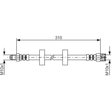 Bremsschlauch | AUDI,VW | 1987476217