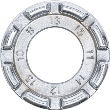BGS Speichenschlüssel | 7 Größen | für Speichennippel 9G - 15G | 70077
