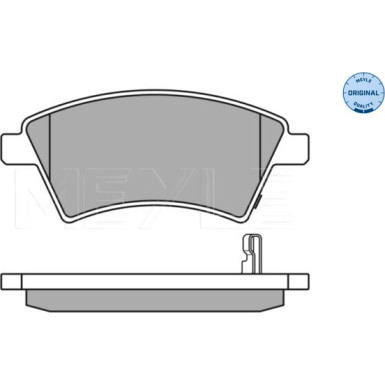 Bremsbelagsatz Fiat P. Sedici 06-/Suzuki Sx4 06- Mit Sensor | 025 243 9116/W