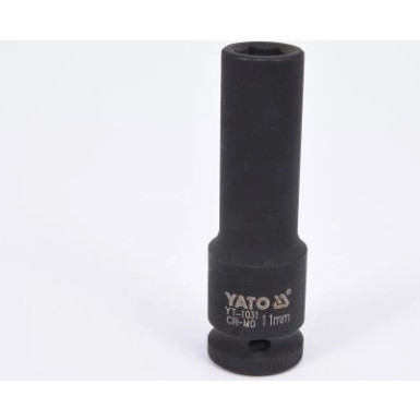 Kraft-Steckschlüssel Lang 11 mm 1/2 | YT-1031