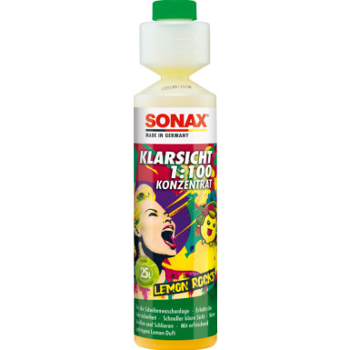 Sonax KlarSicht 1:100 Konzentrat Lemon-Rocks 250ml KlarSicht 1:100 Konzentrat Lemon Rocks 03701410