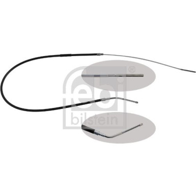 FEBI BILSTEIN Handbremsseil Seilzug Festellbremse 01756