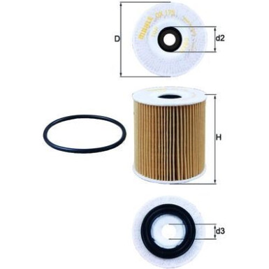 MAHLE Ölfilter | OX 175D