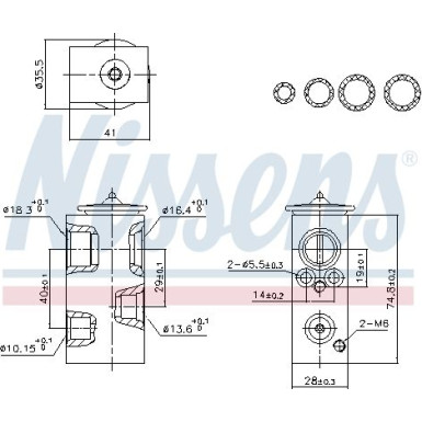 Expansionsventil Renault Kangoo 1.3 TCE 100 22 FIRST FIT 999457
