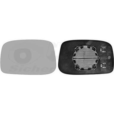 Spiegelglas, Außenspiegel Citroen C8 (E) konvex OE 8151FW HAGUS 965837