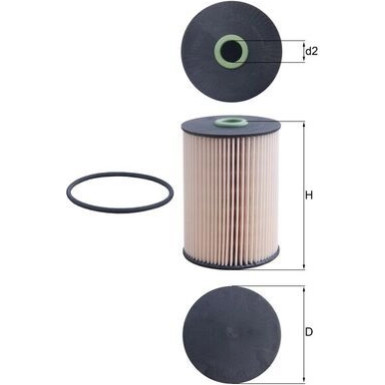 MAHLE Kraftstofffilter | KX 228D