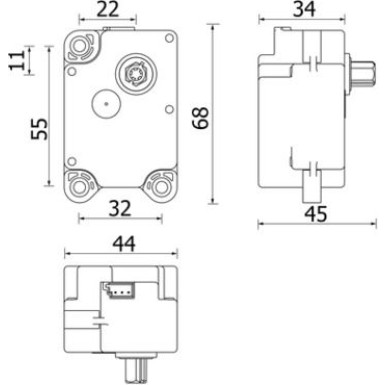 MAHLE Stellelement, Mischklappe AA 71 000P BEHR Premium Line