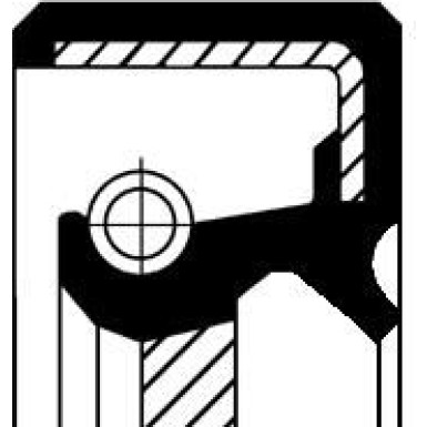 19035228B Wellendichtring, Differential