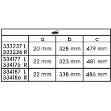 Stoßdämpfer | 333237