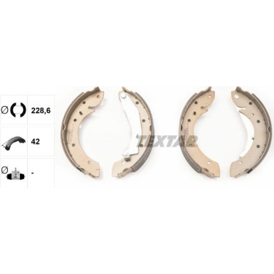 91052900 Bremsbackensatz 91052900 Bremsbackensatz