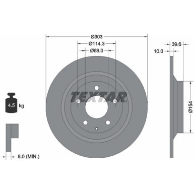Bremsscheibe Mazda T. Cx-5 11 | 92242703