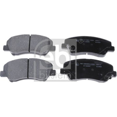 FEBI BILSTEIN Bremsbeläge 170244 FEBI BILSTEIN Bremsbeläge 170244