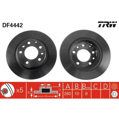 Bremsscheibe Mazda T. 6 | DF4442