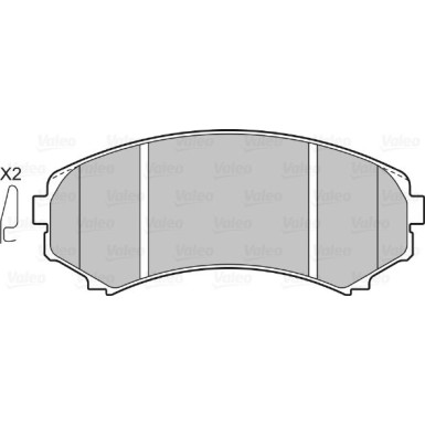 VALEO Bremsbeläge VALEO Bremsbeläge