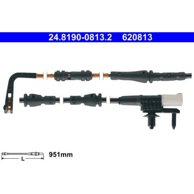24.8190-0813.2 Warnkontakt, Bremsbelagverschleiß 24.8190-0813.2 Warnkontakt, Bremsbelagverschleiß