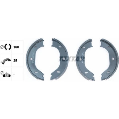 Handbremsbacken Bmw E30 | 91020200
