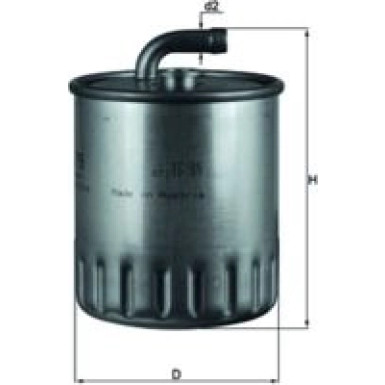 MAHLE Kraftstofffilter | KL 179