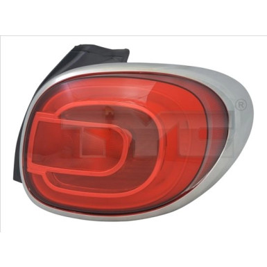 Heckleuchte L O K-PLATTE ROT LED | FIAT 500L 9,12-6,17 | 2512,658,1
