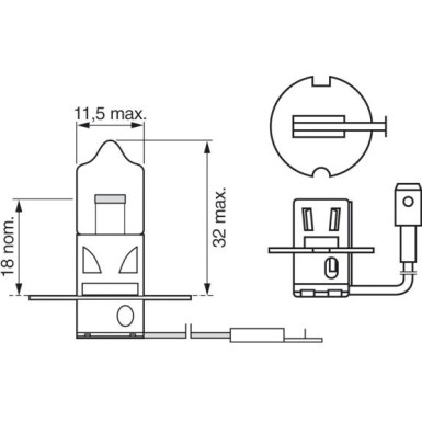 1 987 301 006 Glühlampe, Nebelscheinwerfer Pure Light BL