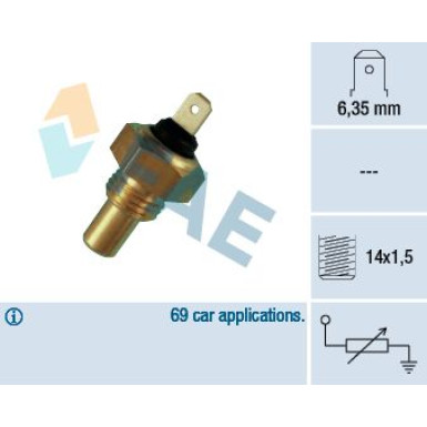 FAE Sensor, Kühlmitteltemperatur 31460