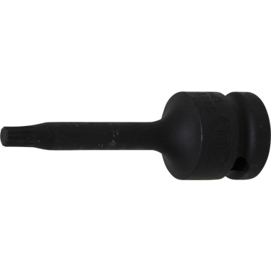 BGS Kraft-Bit-Einsatz | Antrieb Innenvierkant 12,5 mm (1/2"""") | Innenvielzahn (für XZN) M6 | 5482-M6