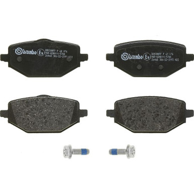 BREMBO Bremsklötze HA | RENAULT Captur 20 | P 68 076 BREMBO Bremsklötze HA | RENAULT Captur 20 | P 68 076