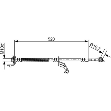 Bremsschlauch | KIA | 1987481862