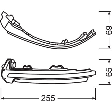 LEDDMI 8W0 WT S Blinkleuchtensatz LEDriving® Dynamic Mirror Indicator for Audi A4 B9
