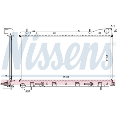 Wasserkühler PKW | SUBARU FORESTER AUT. 98 | 67707A