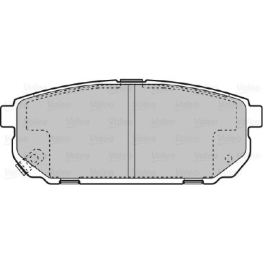 VALEO Bremsbeläge 598823