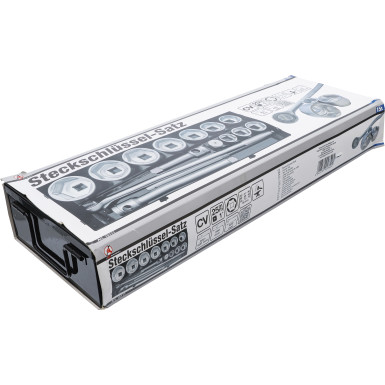 BGS Steckschlüssel-Satz Antrieb 25 mm (1 ) SW 36 - 80 mm 15-tlg BGS Do it yourself 15111