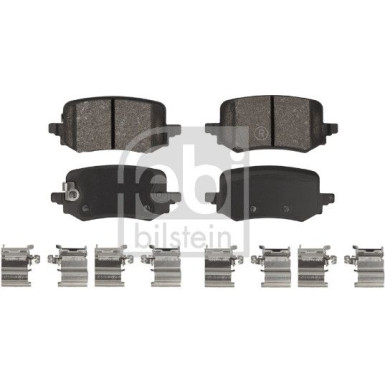 FEBI BILSTEIN Bremsbelagsatz, Scheibenbremse 186404