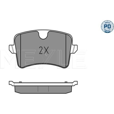 Bremsbelagsatz Vw T. A4/A5/Q5 07- 2.0-4.0/Quattro Disc 330Mm Mit Sensor | 025 246 0617/PD
