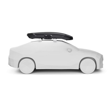 Thule Box Vector Alpine schwarz Metallic - 613501 | L-228 B-88,5 H-32, 380 Liter, 75kg