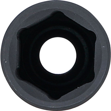 BGS Kraft-Steckschlüssel-Einsatz Sechskant, tief | Antrieb Innenvierkant 12,5 mm (1/2"""") | SW 22 mm | 7222