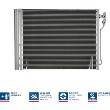 Kondensator PKW BMW 5 F10-F11-F18 (10-) 520 I FIRST FIT 940370