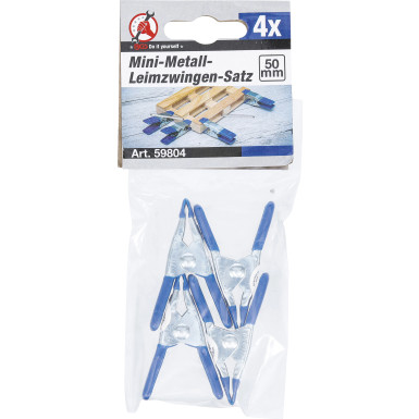 BGS Mini-Metall-Leimzwingen-Satz 50 mm 4-tlg BGS Do it yourself 59804