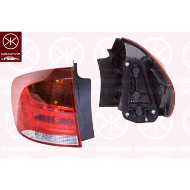 Heckleuchte A L O K-PLATTE ROT/WEISS PQ | BMW X1 E84 10,09-6,15 | 1765,641,1
