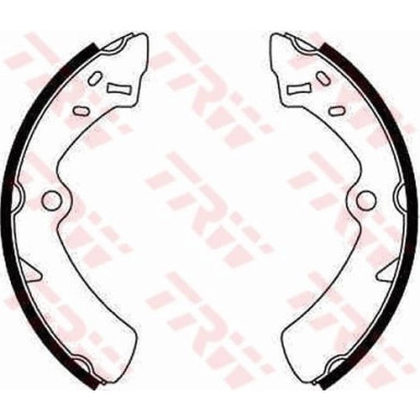 89 461 013 Bremsbacken | SUZUKI SJ410,SJ413 82 | GS8260