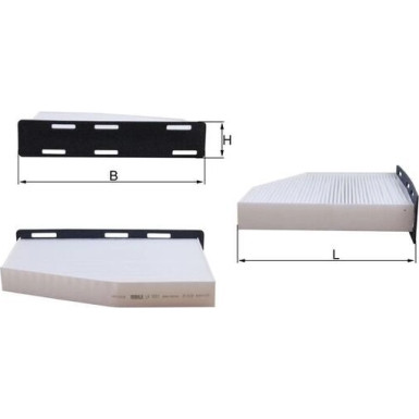 MAHLE Filter, Innenraumluft LA 181