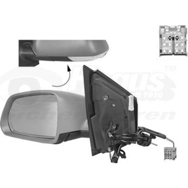 Außenspiegel VW Polo V OE 6Q1857507AC9B9 HAGUS 5828813