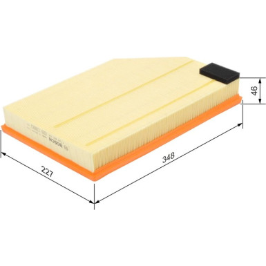 Luftfilter | VOLVO XC60,V70,V60,XC70,S60,S80 | F 026 400 181