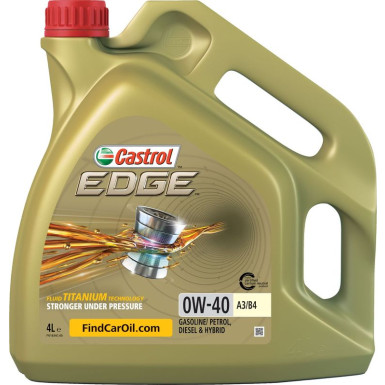 CASTROL EDGE 0W-40 A3 / B4 4 Liter | 15F6B5