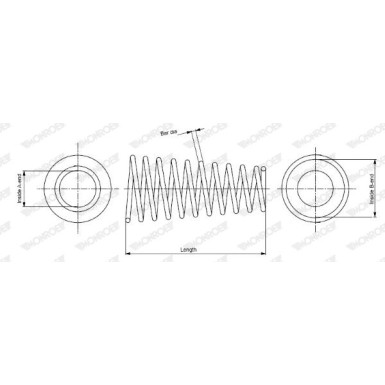 MONROE Fahrwerksfeder | SP3066