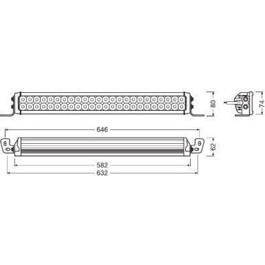 LEDDL118-CB Fernscheinwerfer LEDriving® LIGHTBAR VX500-CB