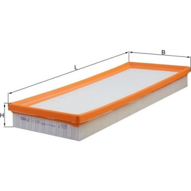 MAHLE Luftfilter | LX 1249